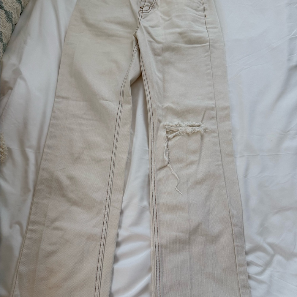 Urban Outfitters Women's Cream Jeans